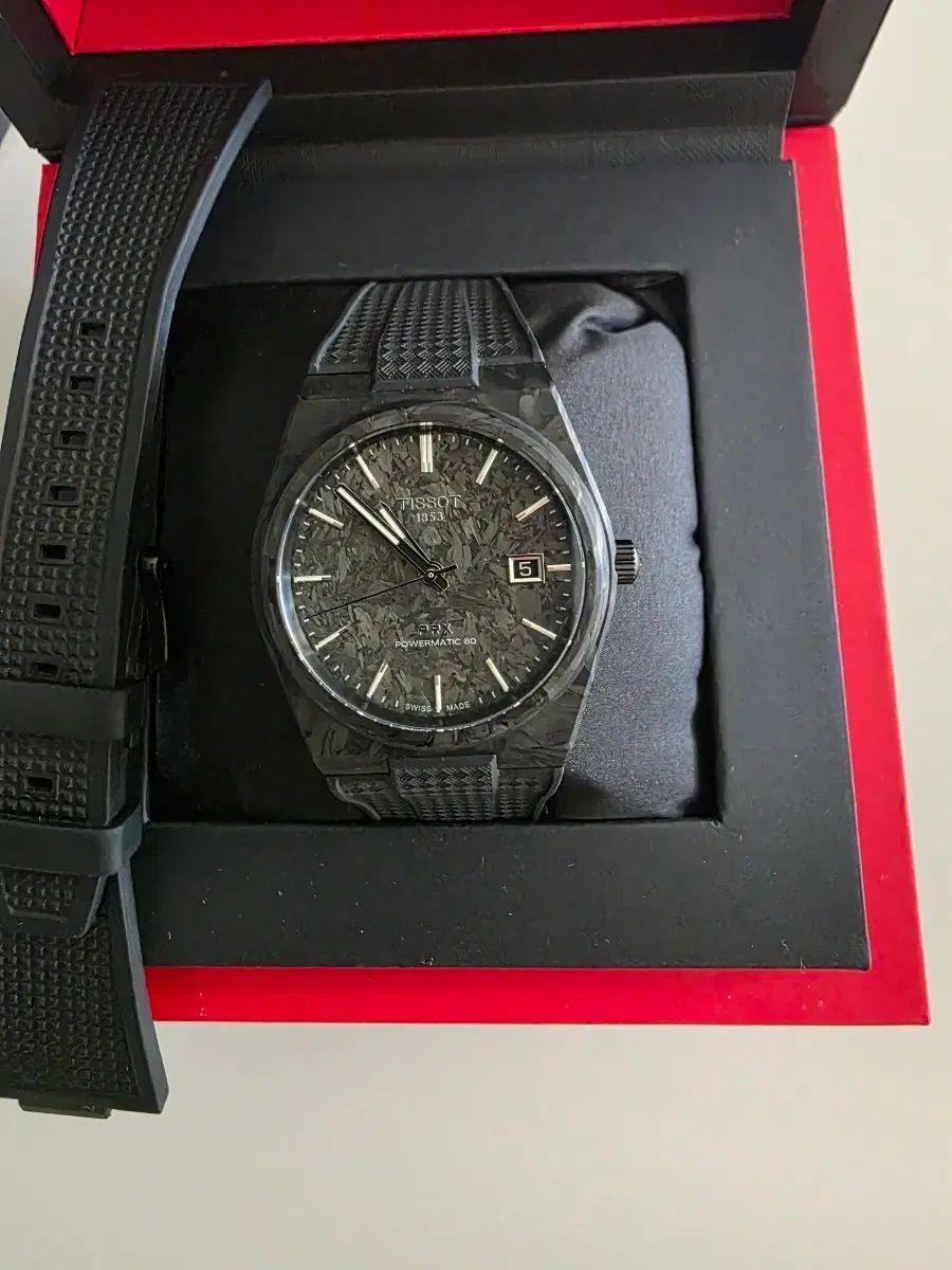 TISSOT ティソ PRX 80 パワーマティック カーボン 40mm