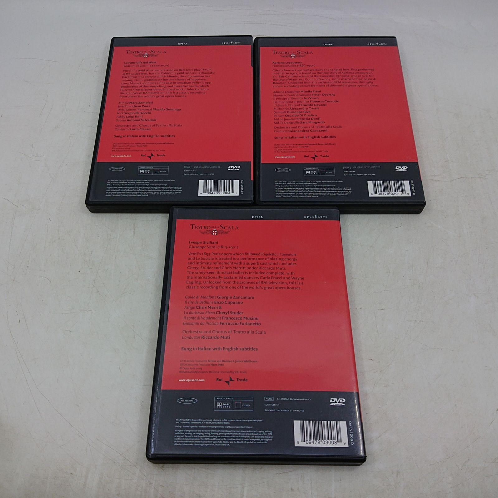 DVDセット】La Scala Collection オペラ DVD11点セット 2608dzth9