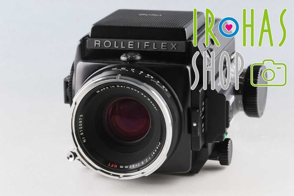 Rolleiflex SL66SE + Planar 80mm F/2.8 HFT Lens With Box #65459L7