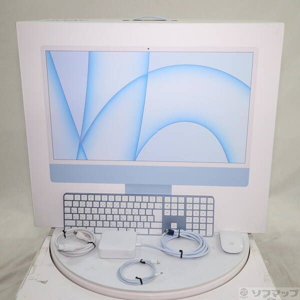 中古 iMac 24インチ M1 16GB/1TB ブルー 2021 - メルカリ