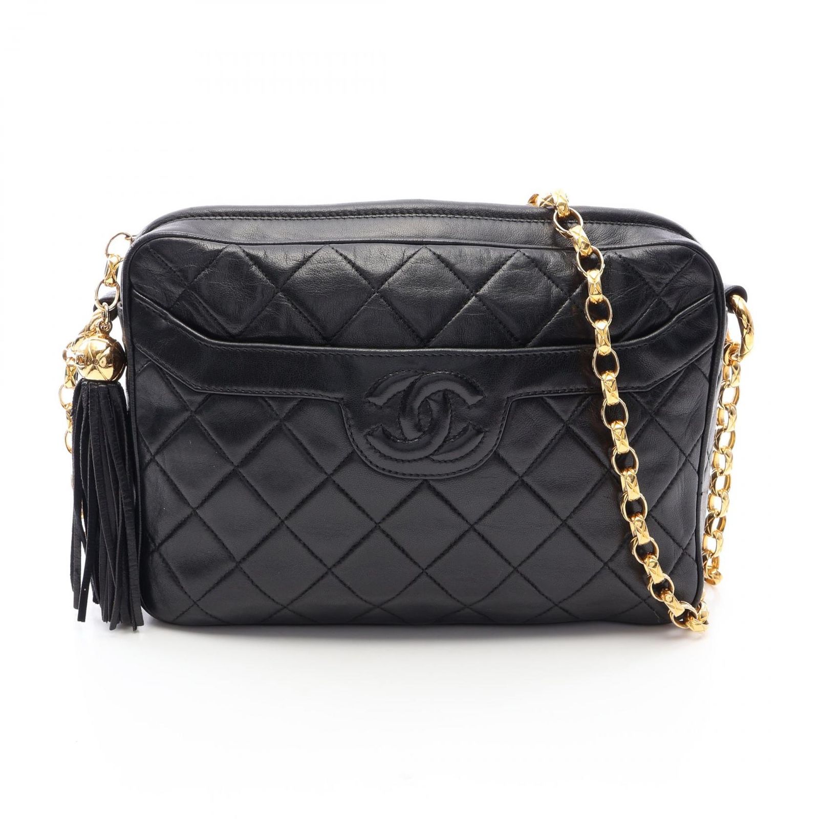 CHANEL シャネル マトラッセ フリンジ チェーンショルダー ショルダーバッグ
