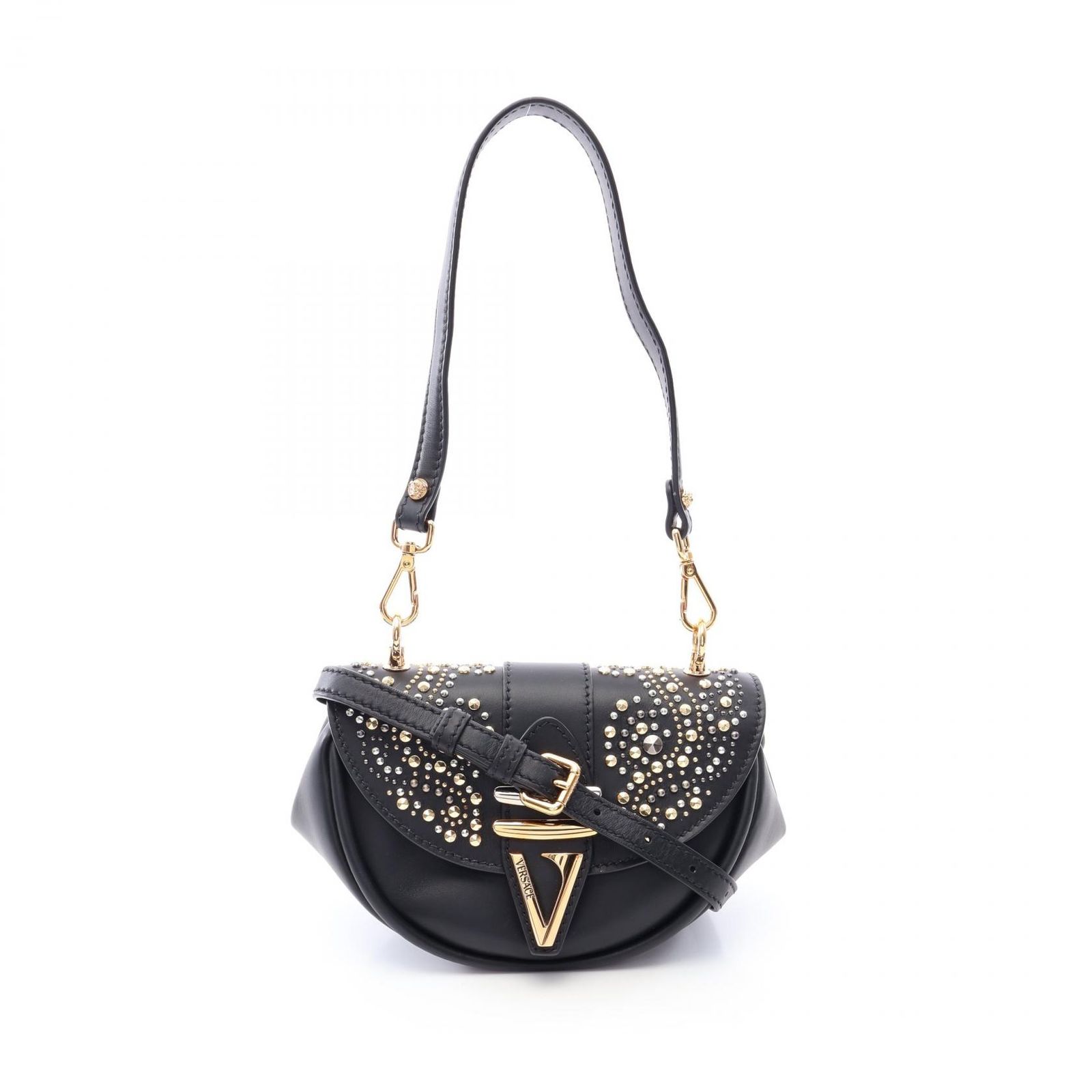 VERSACE ヴェルサーチ ヴィルトゥス スモール 2WAY ショルダーバッグ