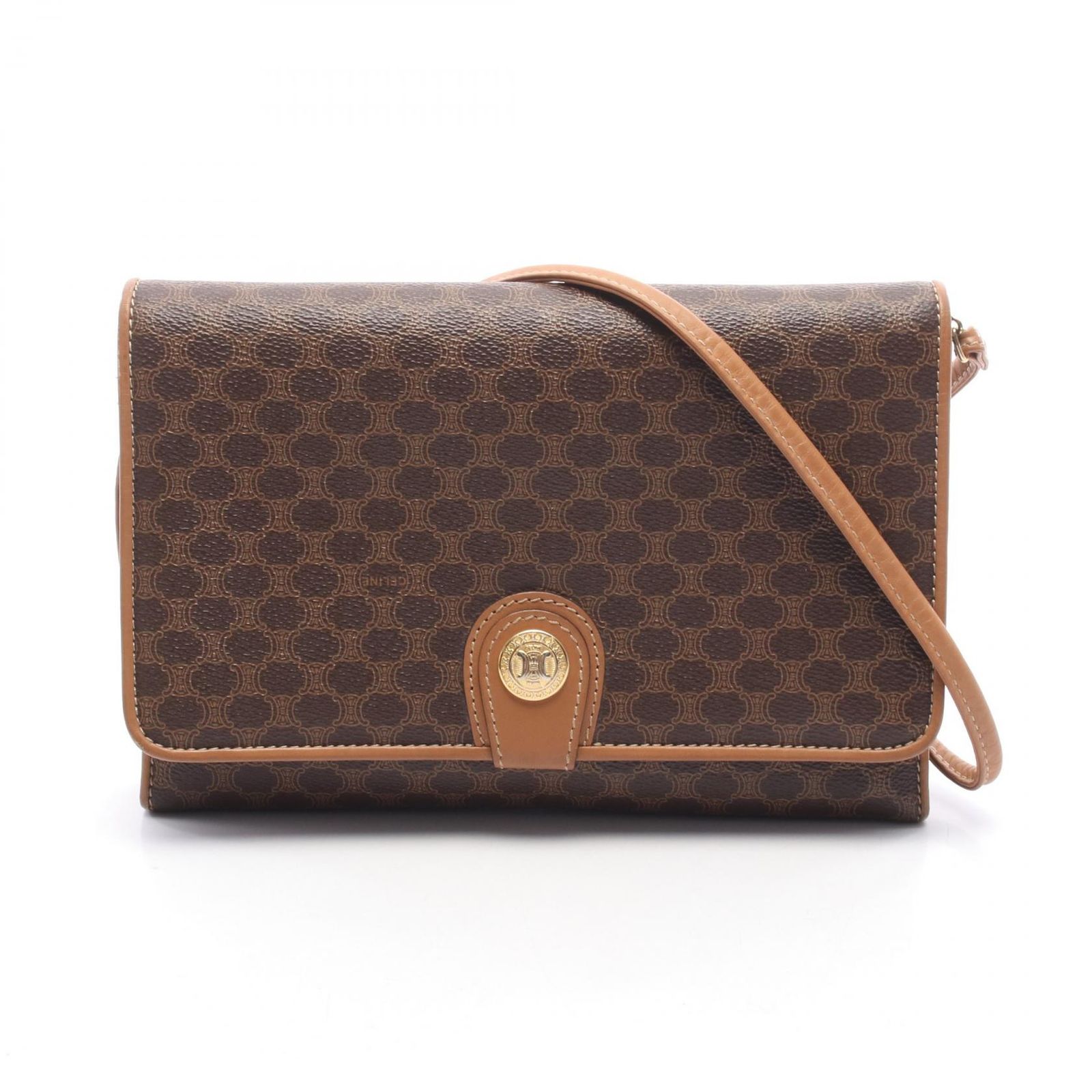 CELINE セリーヌ マカダム ショルダーバッグ