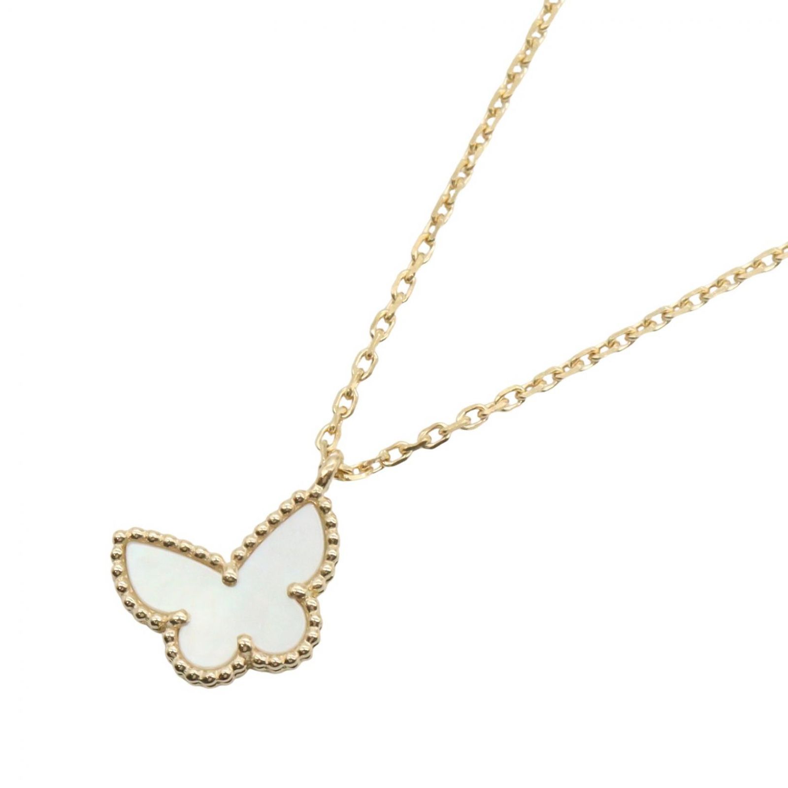 Van Cleef & Arpels ヴァンクリーフ＆アーペル スウィートパピヨン マザーオブパール ネックレス ネックレス