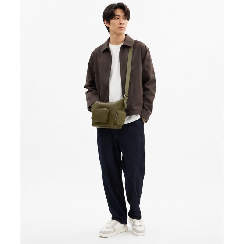 ✨️コーチ COACH　フィン クロスボディ バッグ・ポケット　CET50 SV/OL