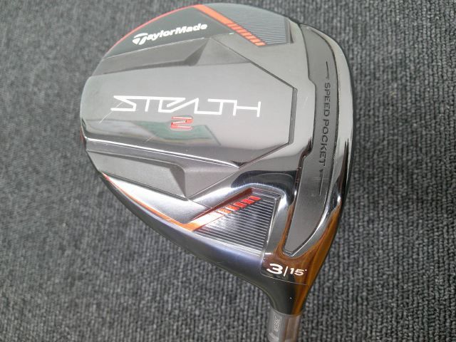 中古 フェアウェイウッド テーラーメイド STEALTH2/TENSEI RED TM50(JP)/SR/15[1494]■松山店