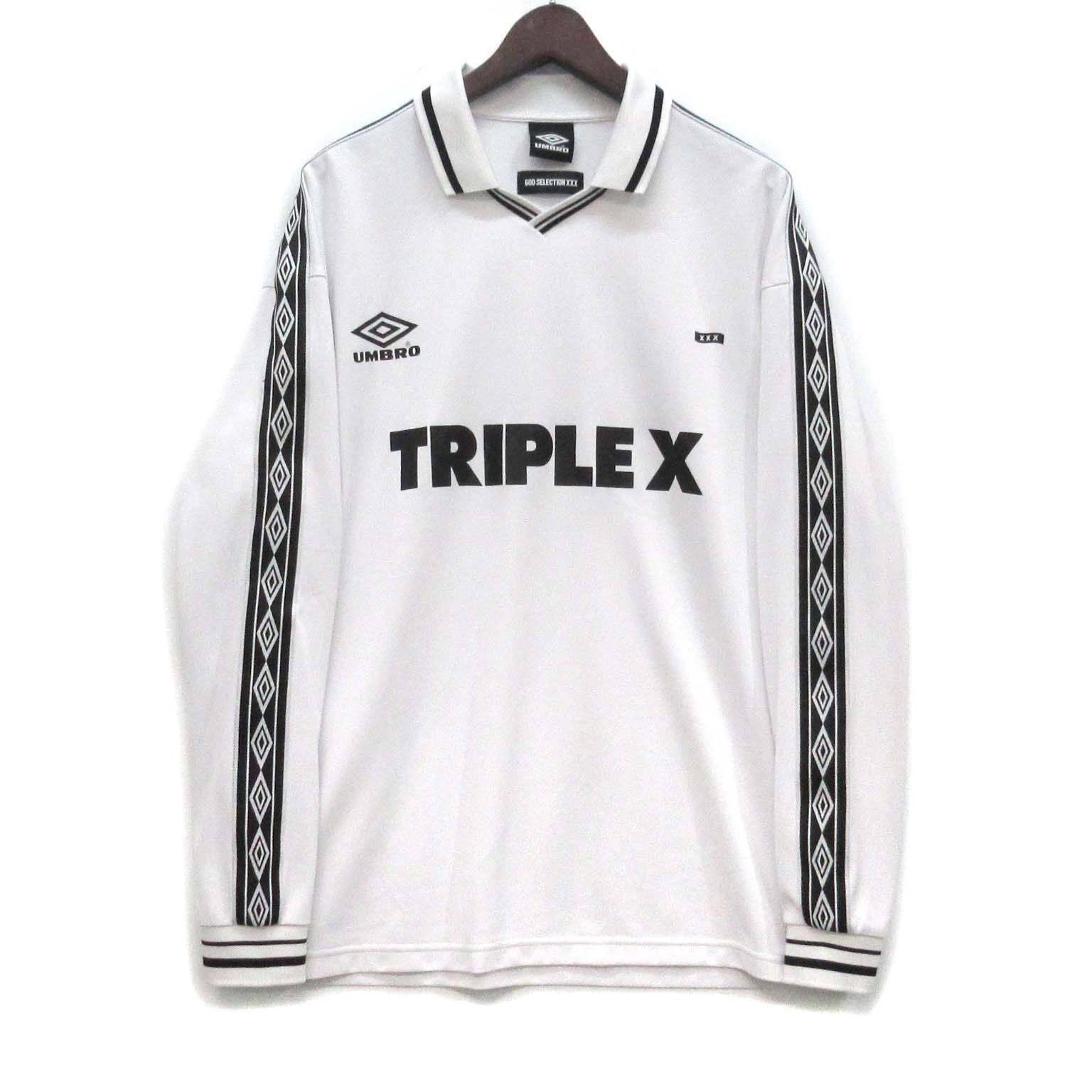 アンブロ UMBRO ゴッドセレクション GOD SELECTION XXX ロングスリーブ シャツ 長袖 白 ホワイト GX-A25-UCS-02 7,821円
