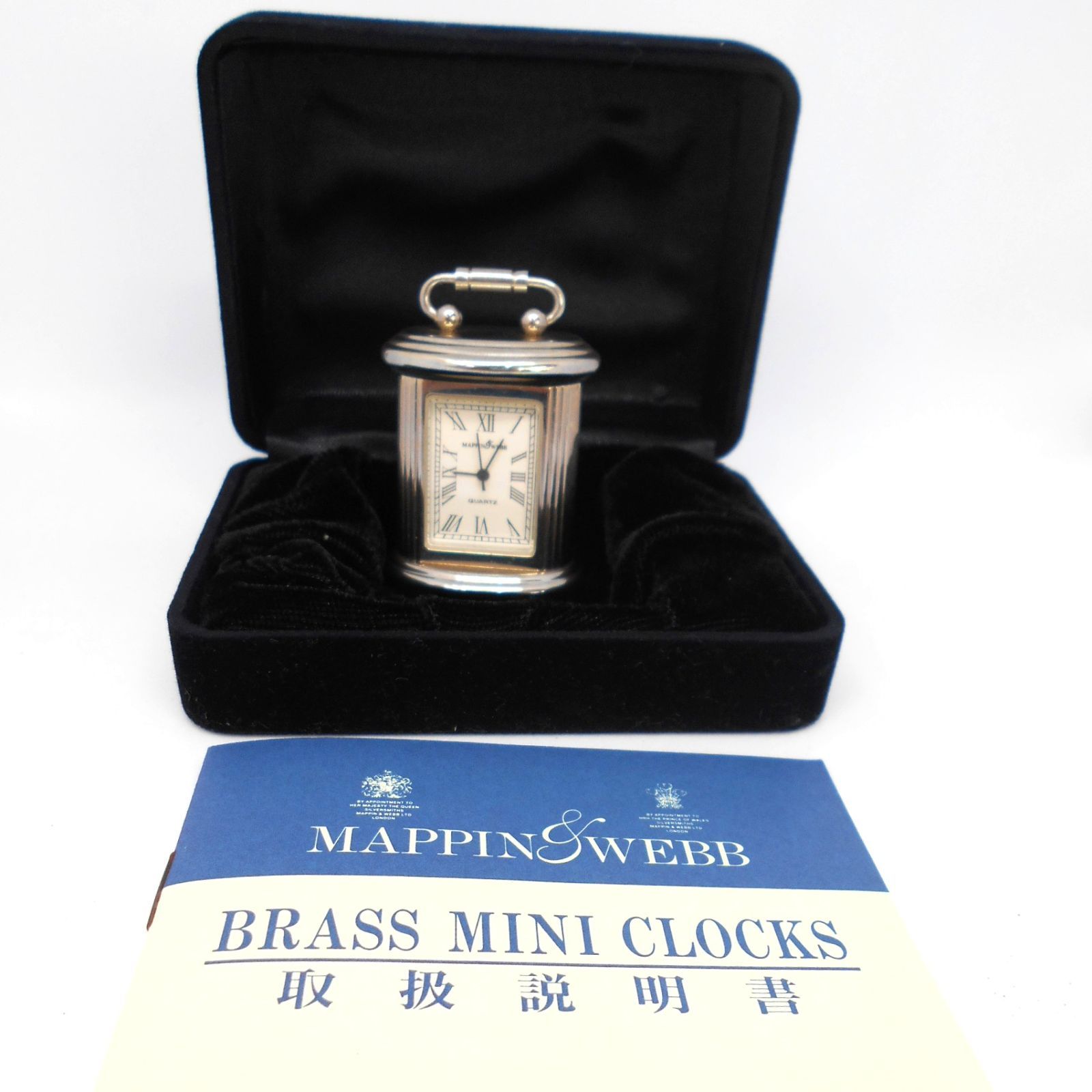 Mappin & Webb ミニチュアキャリッジクロック【R1034304】