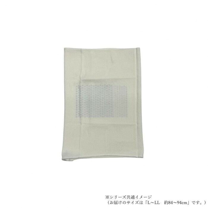 汗によるべたつきを抑えるシルク混の腹巻 ケアオール シルクイン コットン腹巻 メンズ ホワイト L-LL 約84～94cm ECR-551151 5,898円