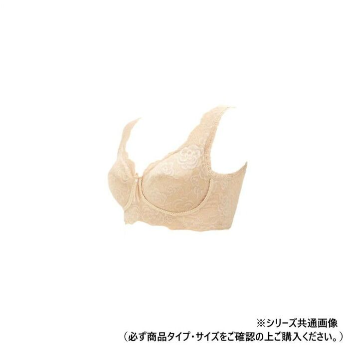 ワイヤーの締めつけなしで寄せて支えるグラマー設計 TAMURA yauco ブルーメリアブラジャー グラマー ベージュ L-YTA25G-020-L 取り外しパッド付き・2列4段フック・日本製 6,049円