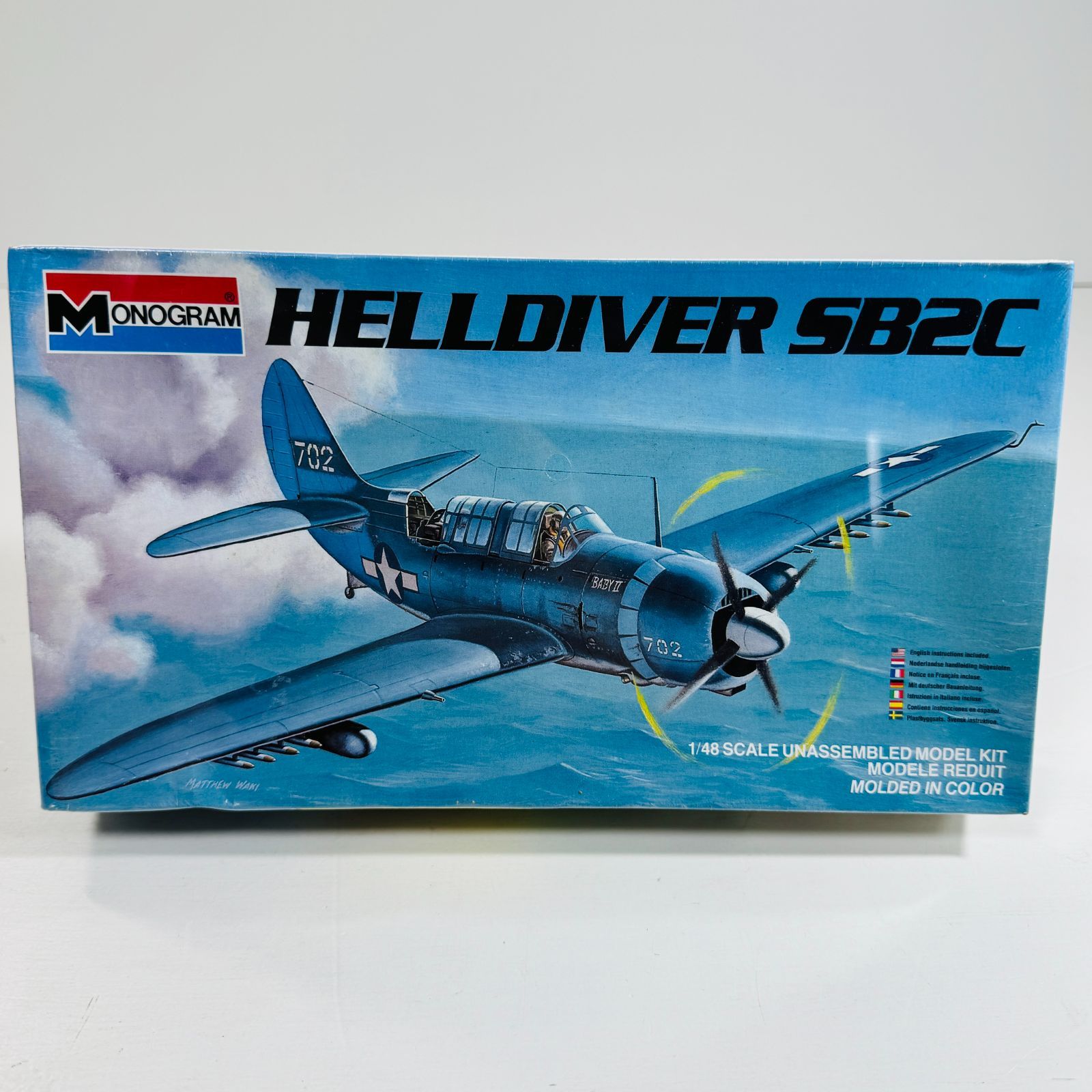 unopened unassembled MONOGRAM 1/48 SB2C HELLDIVER Helldiver US Navy Bomber Plastic Model
