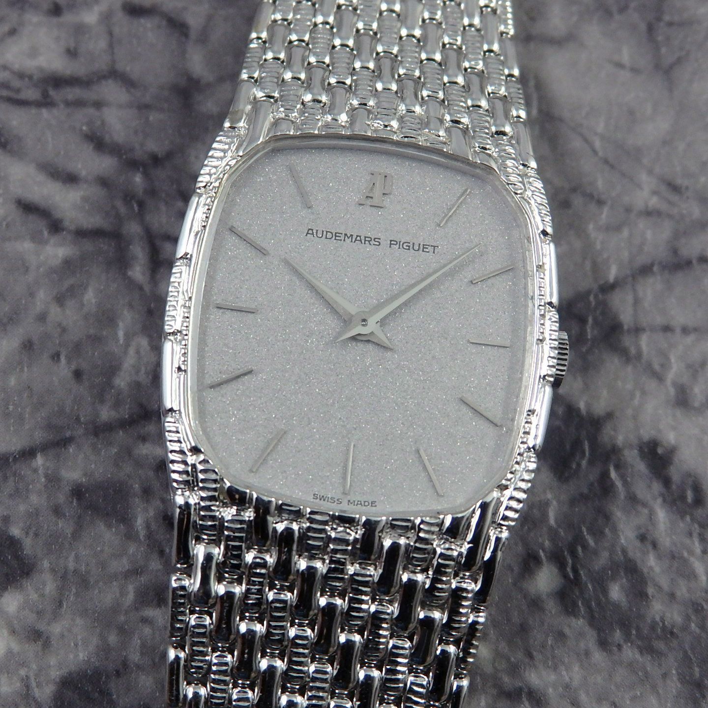 AUDEMARS PIGUET COBRA 希少 Star Dust Dial オーデマピゲ コブラ 金無垢 K18 WG ホワイトゴールド ヴィンテージ時計 アンティークウォッチ