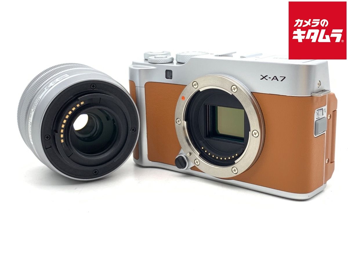 【中古】 【良品】 フジフイルム X-A7 レンズキット キャメル