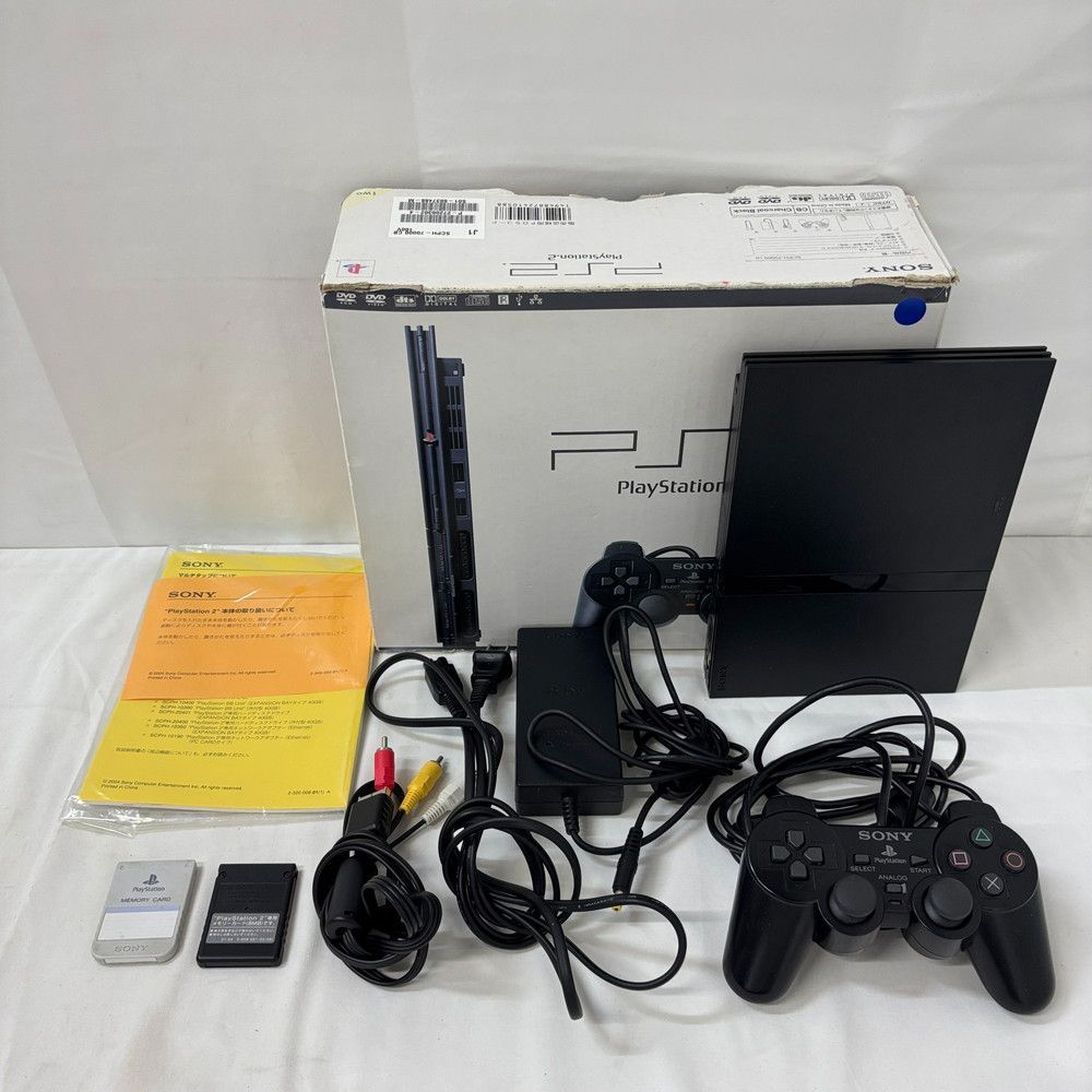 1335◆ゲーム機 PS2 SCPH-70000 SONY メモリーカード付き 動作確認済み