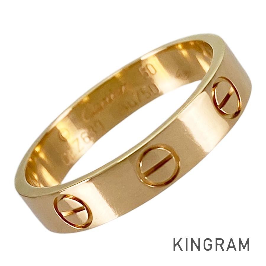 カルティエ Cartier ミニラブ CRB4085050 K18YG 10号(50) リング sss【中古】