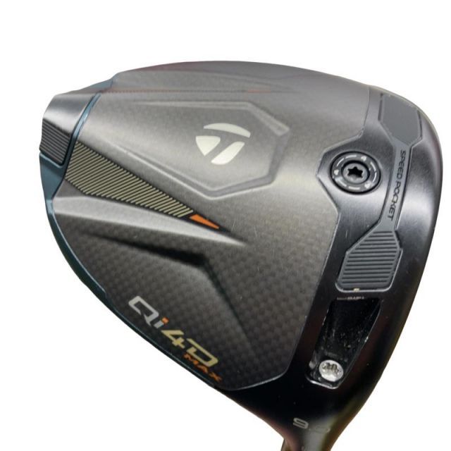 【中古】 テーラーメイド Qi4D MAX 9° ドライバー DR 純正特注シャフト (フレックスX) メンズ 男性用 右利き 右用 Bランク ゴルフクラブ