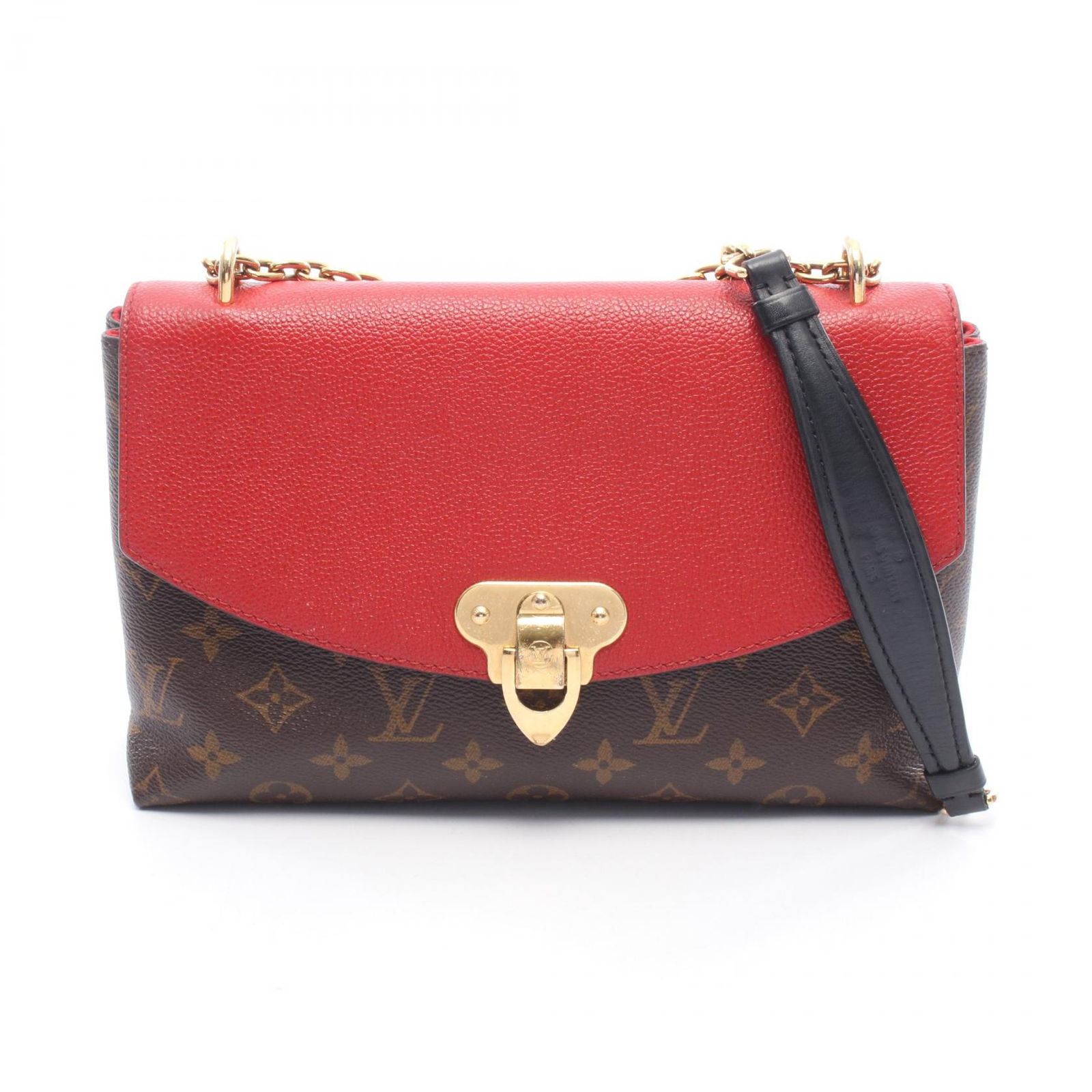 ルイ・ヴィトン LOUIS VUITTON ショルダーバッグ サン プラシード モノグラム スリーズ M43713 スリーズ PVCコーティングキャンバス レザー サン・プラシード レディース