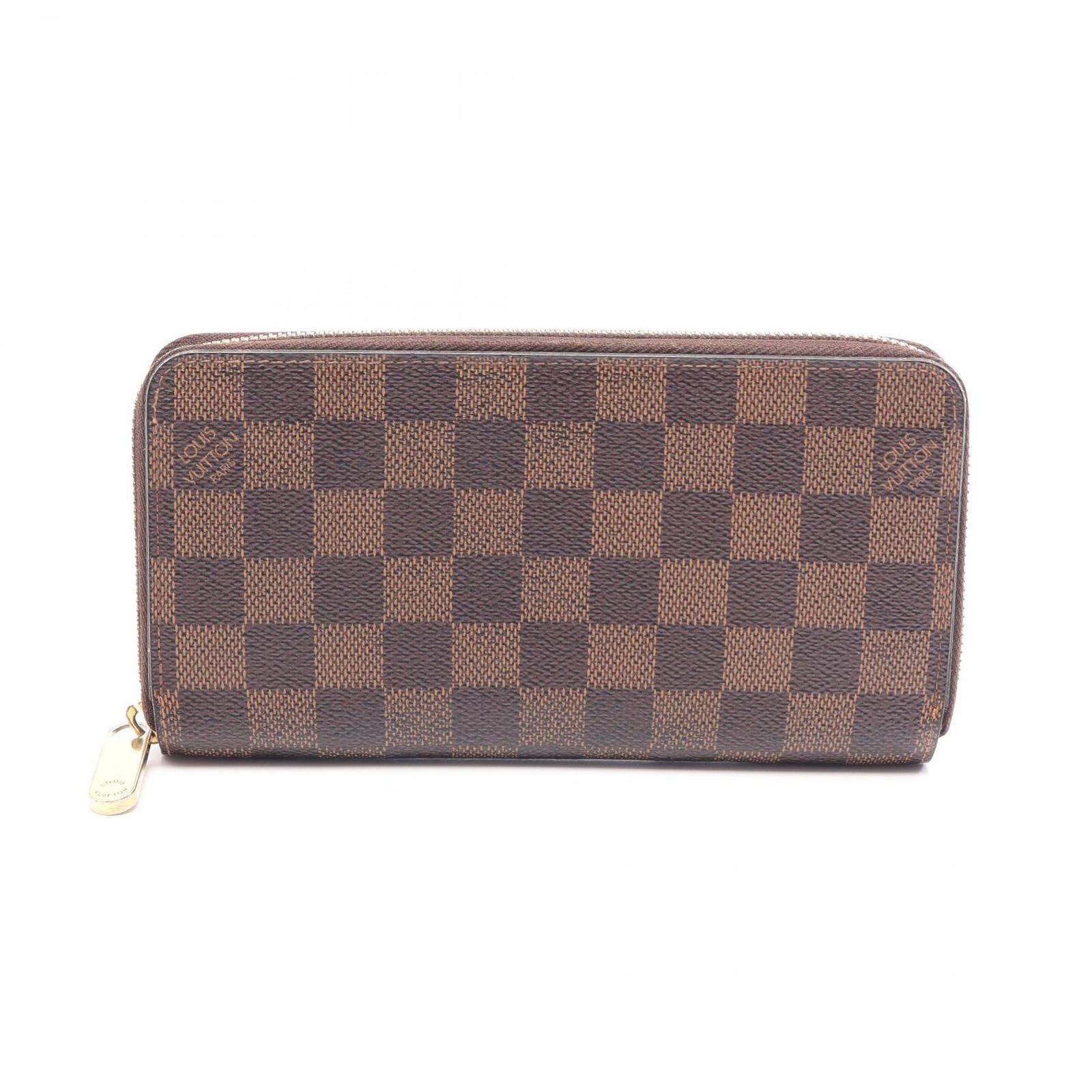 ルイ・ヴィトン LOUIS VUITTON ラウンド長財布 ジッピーウォレット ダミエエベヌ N60015 その他 ジッピー・ウォレット ユニセックス Used B