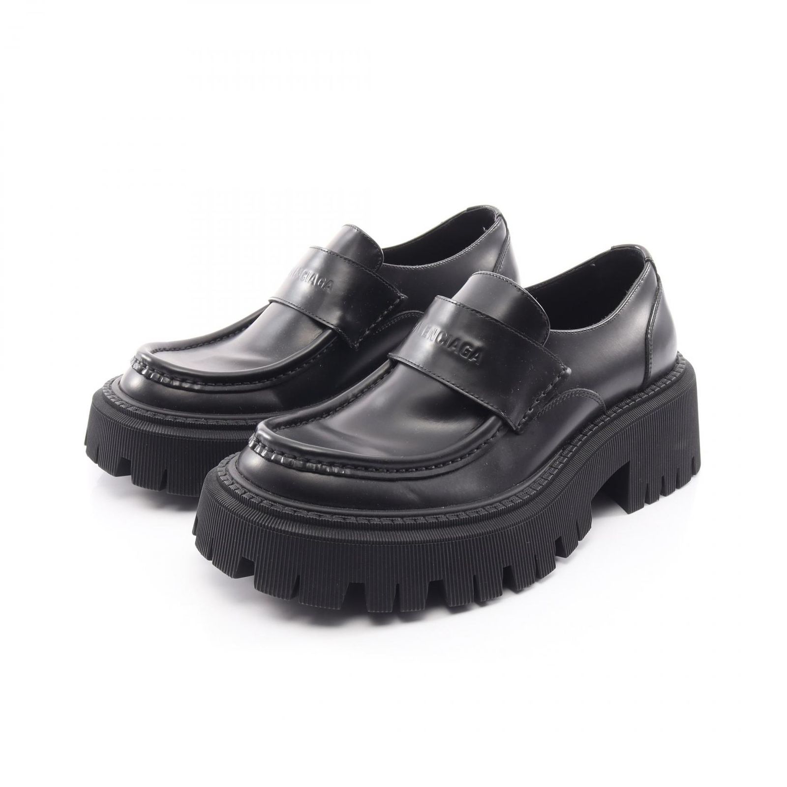 バレンシアガ BALENCIAGA ローファー TRACTOR トラクター 760439 レザー トラクターローファー レディース Used A 44,880円