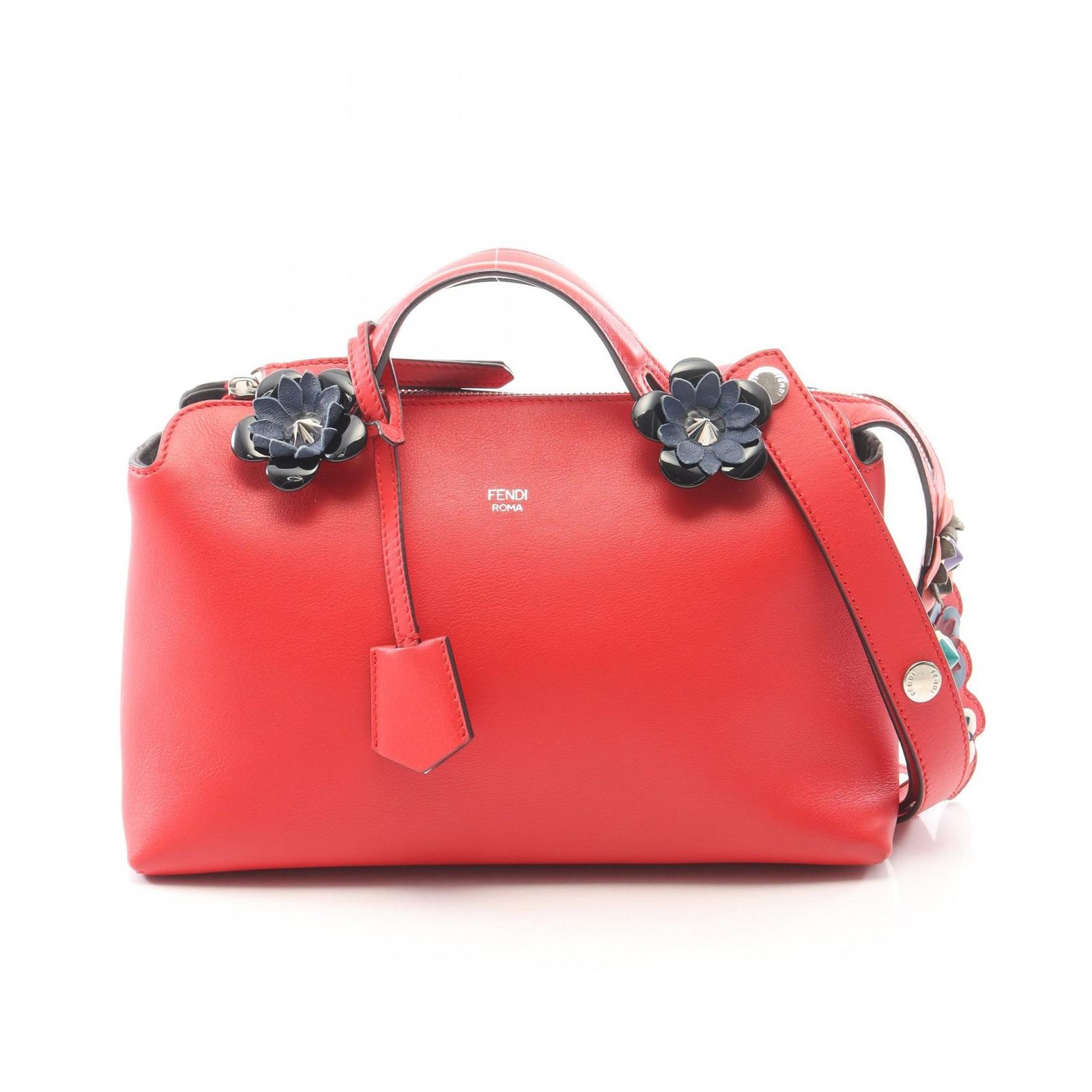 フェンディ FENDI ハンドバッグ BY THE WAY MEDIUM バイザウェイ ミディアム 2WAY 8BL124 レッド レザー バイザウェイ ミディアム レディース Used B