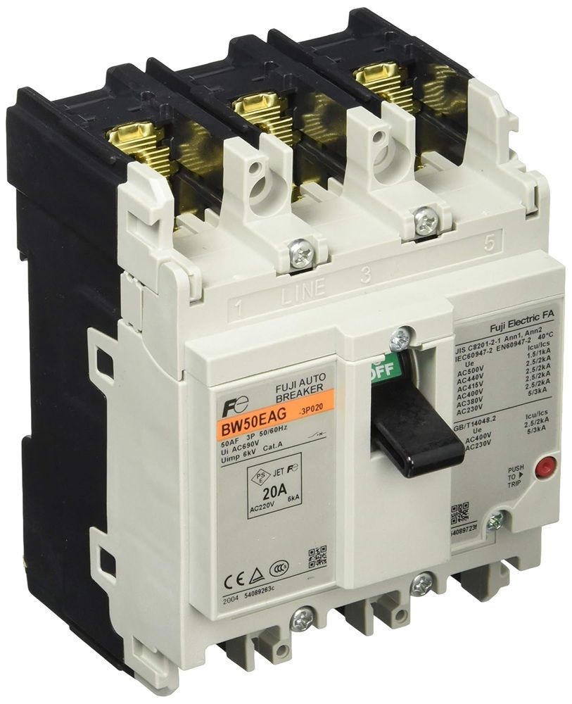 オートブレーカ MAX AC500V BW50EAG3P20A