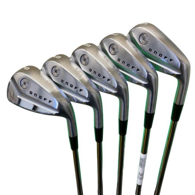 【中古】 ダイワ(グローブライド) ONOFF FORGED(2022) KURO 5S アイアンセット IR Dynamic Gold (フレックスS) メンズ 男性用 右利き 右用 Eランク ゴルフクラブ