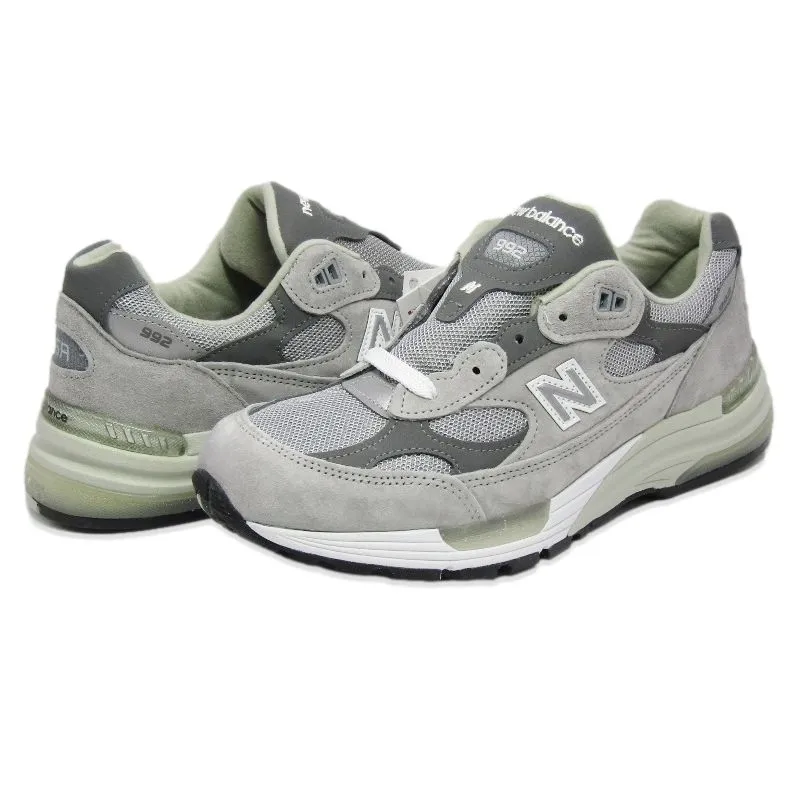 美品 New Balance ニューバランス 26.5cm M992GR USA製 ピッグスキン