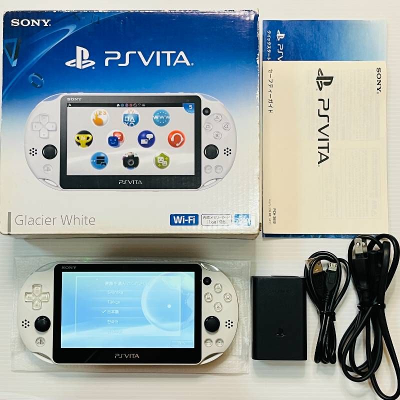 PlayStation Vita 2000 グレイシャーホワイト PCH-2000 ZA22 PS Vita PlayStation Vita 2000 Glacier White PCH-2000 ZA22 PS Vita