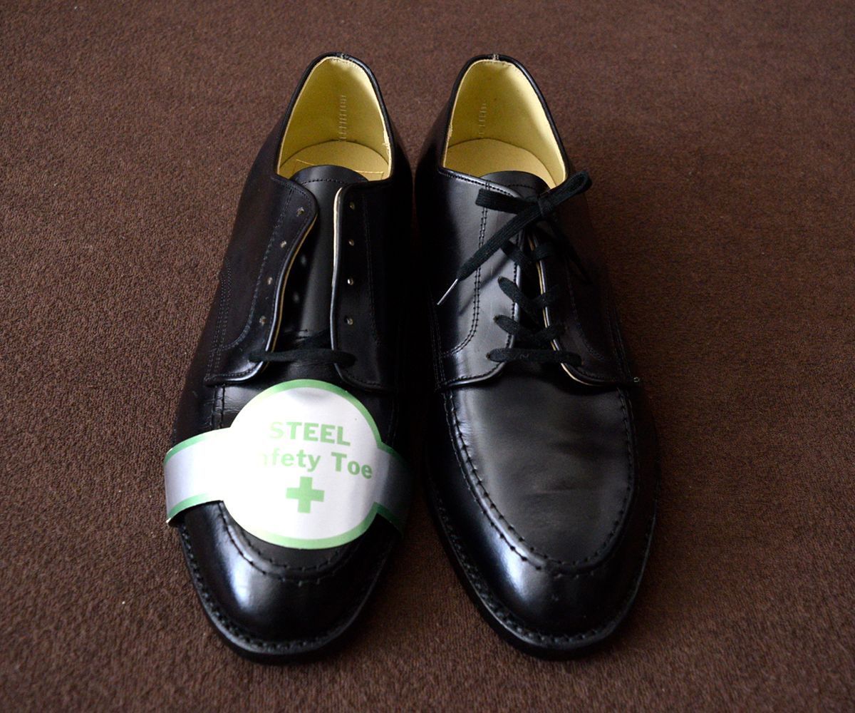 デッドストック新品 60s STEEL TOE ワークシューズ 8EEE 26.0 50s 70s ヴィンテージ ポストマン