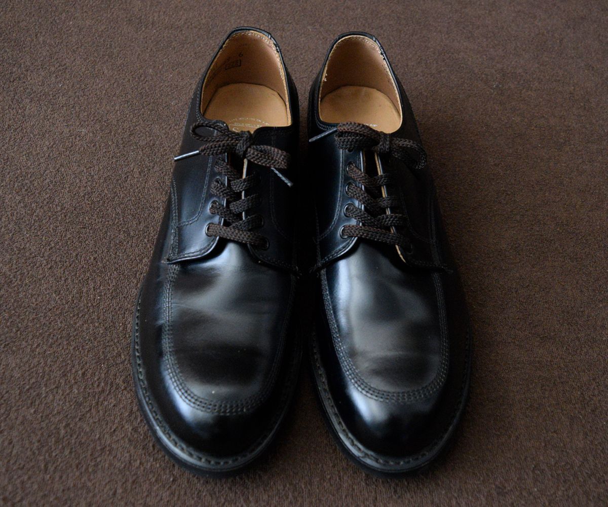デッドストック新品 70s SEARS シアーズ ポストマン スチールトゥ 9.5D 27.5cm 50s 60s ヴィンテージ ワークシューズ 25,350円