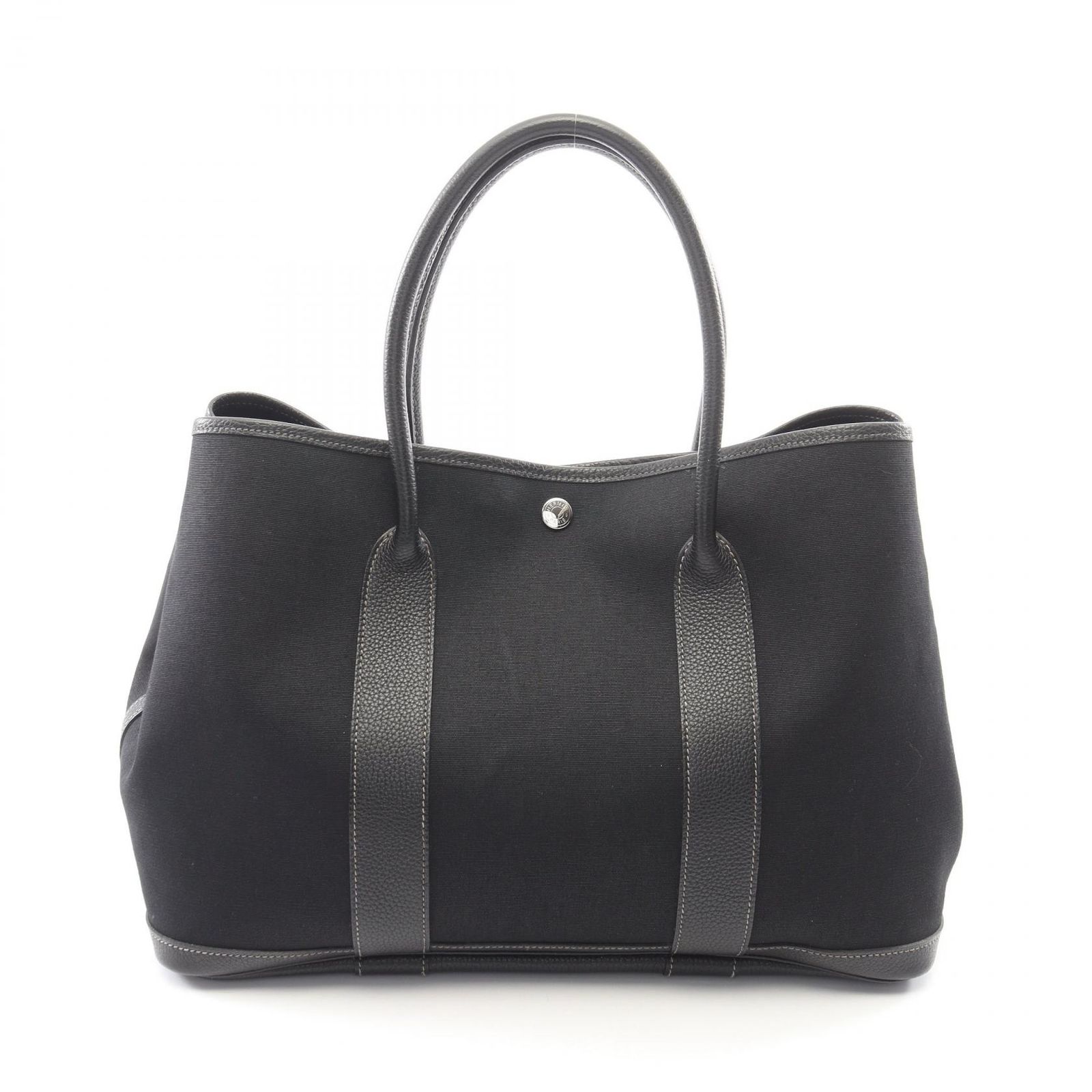 エルメス HERMES トートバッグ ガーデンパーティPM ブラック その他 ガーデンパーティPM ブラック レディース Used A