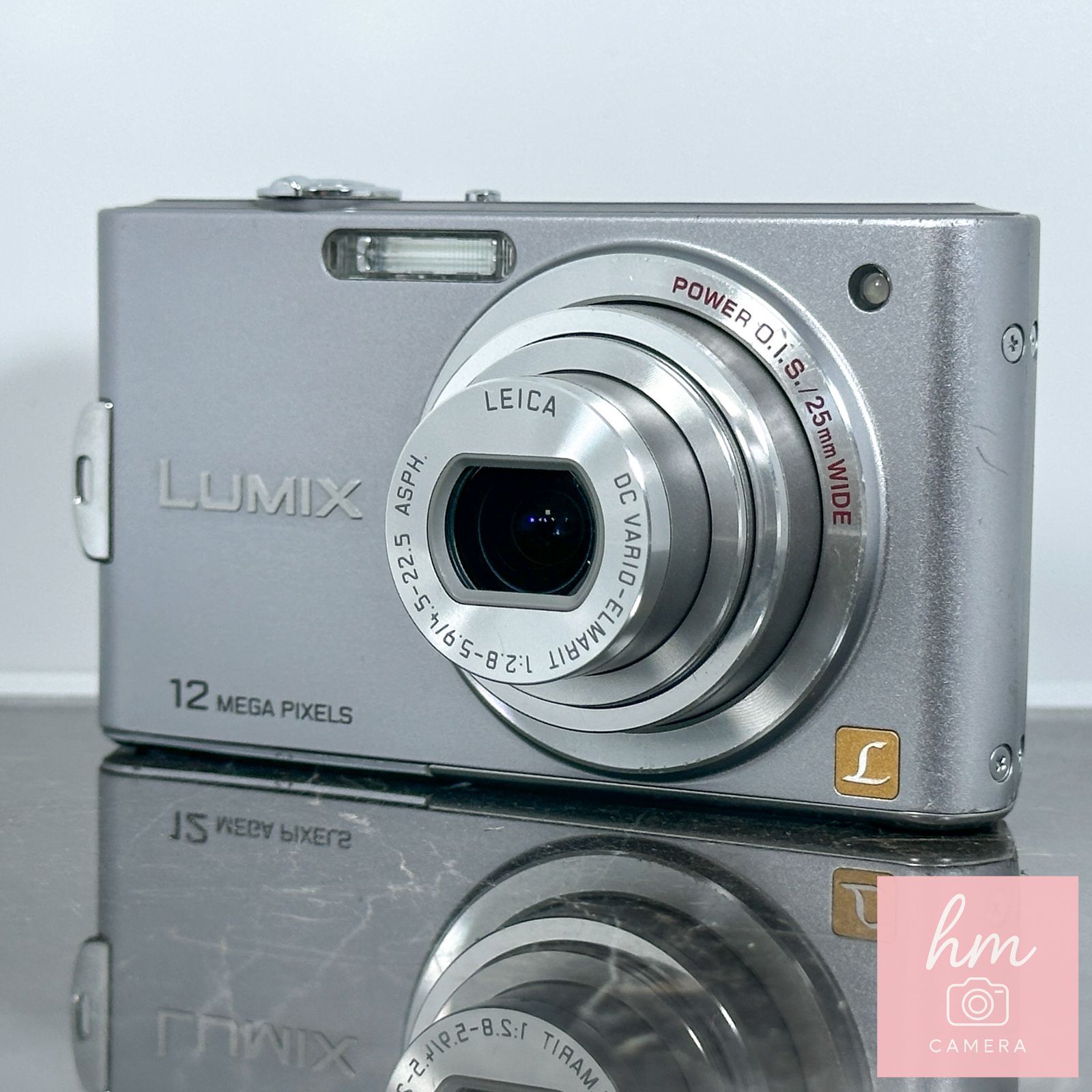 Panasonic LUMIX DMC-FX60 Precious Silver 12.10 Million Pixels Optical 5x Zoom Wide Angle 25mm Leica Lens HDR Image Leave it to IA Compact Digital Camera Panasonic Lumix