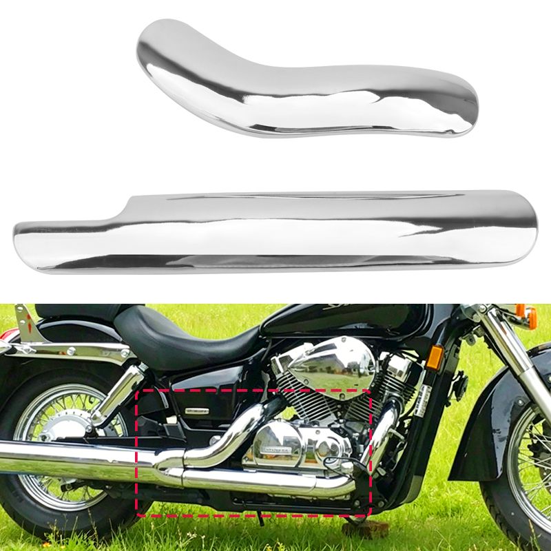 ホンダ シャドウ ACE VT400/VT750 用 排気マフラーパイプヒートシールドカバー