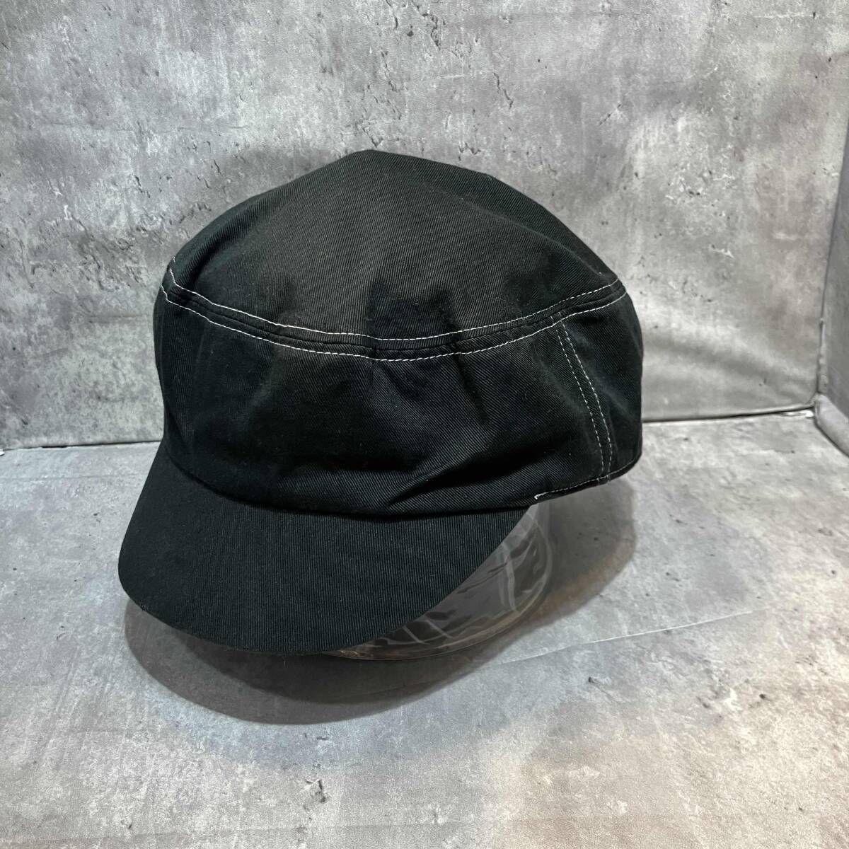 KANGOL×FRAGMENT キャスケット ロゴ刺繍 size XL カンゴール フラグメント ブラック