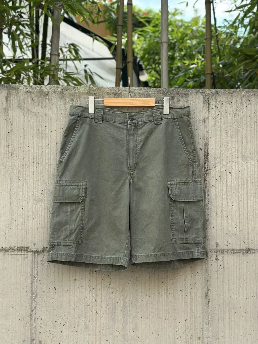 33 エルエルビーン コットン ウォッシュド ミリタリー カーゴ ショーツ