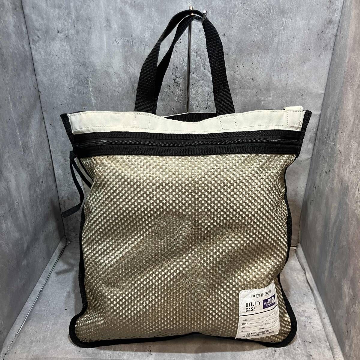 THE NORTH FACE PURPLE LABEL TOTE BAG FIELD UTILITY TOTE BAG NN7315N BEIGE THE NORTH FACE PURPLE LABEL