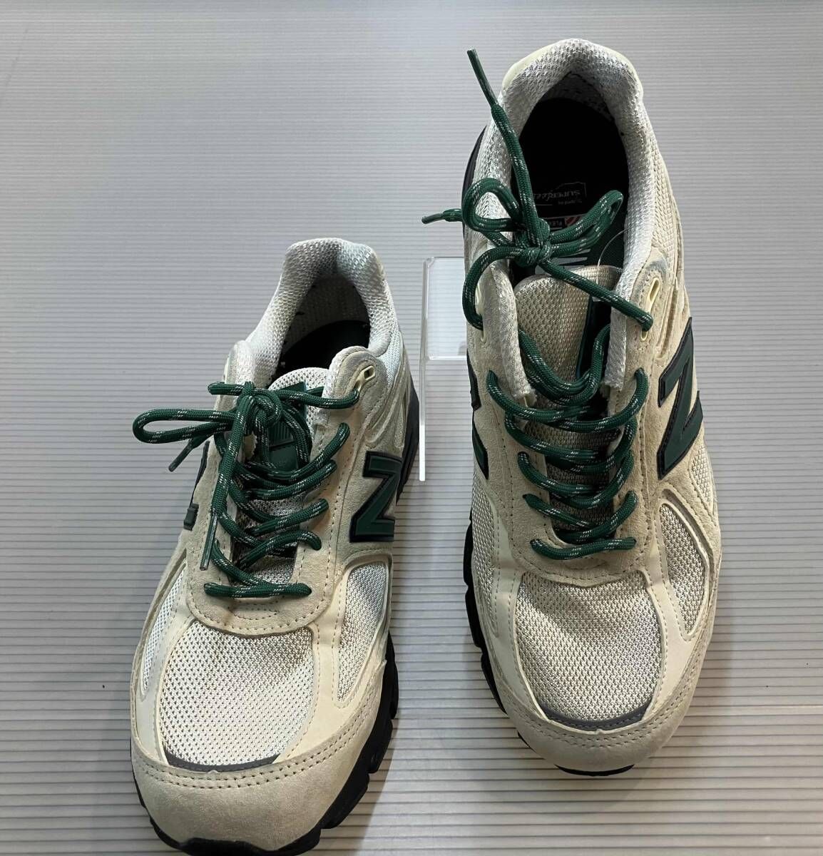 ★ new balance ニューバランス スニーカー Made in USA U990GB4 MACADAMIA NUT サイズ27.5cm アイボリー × グリーン 通年 10,778円