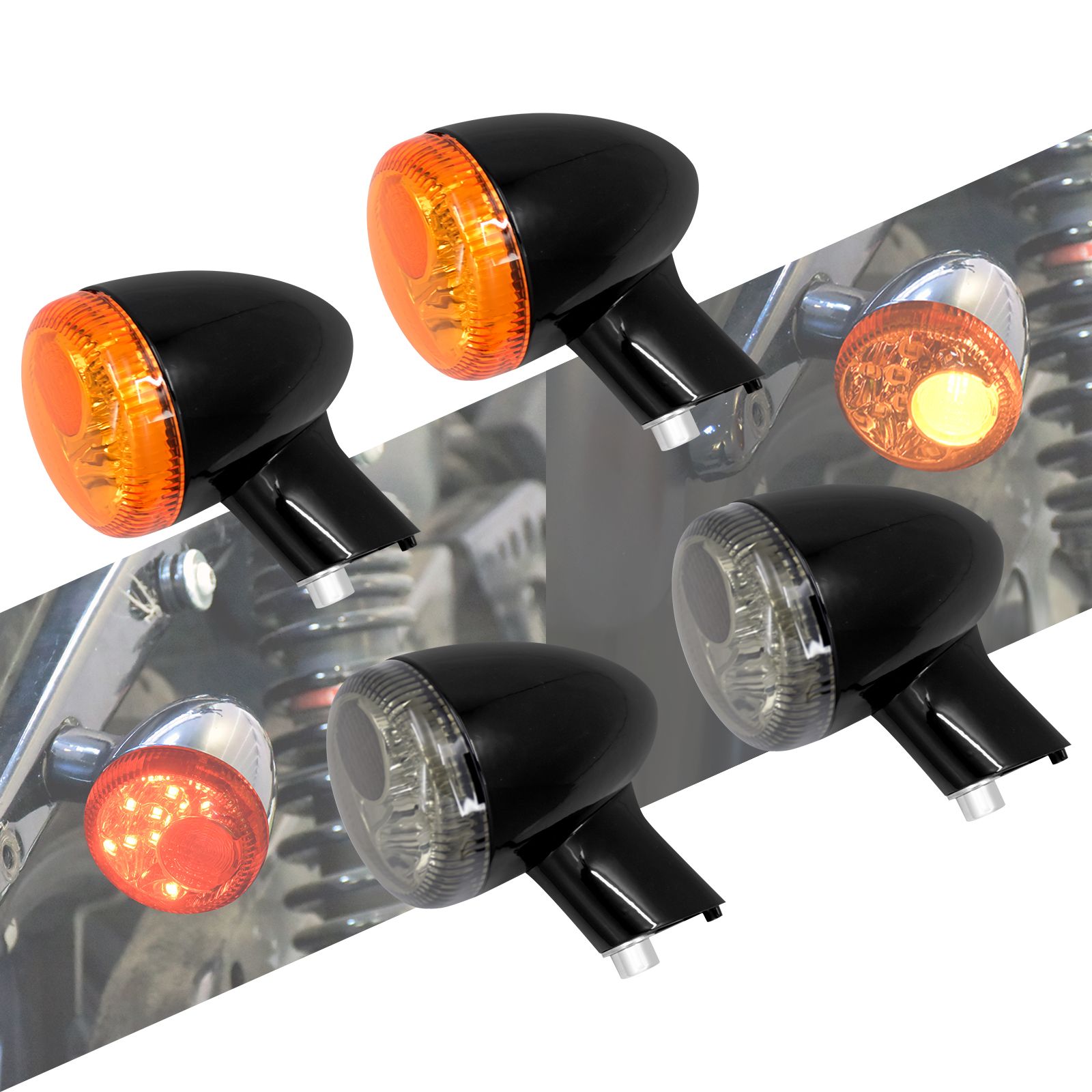 ハーレー純正リアウインカーLED ブラック ハーレー スポーツスター XL883/XL1200 用 リアウインカー LED