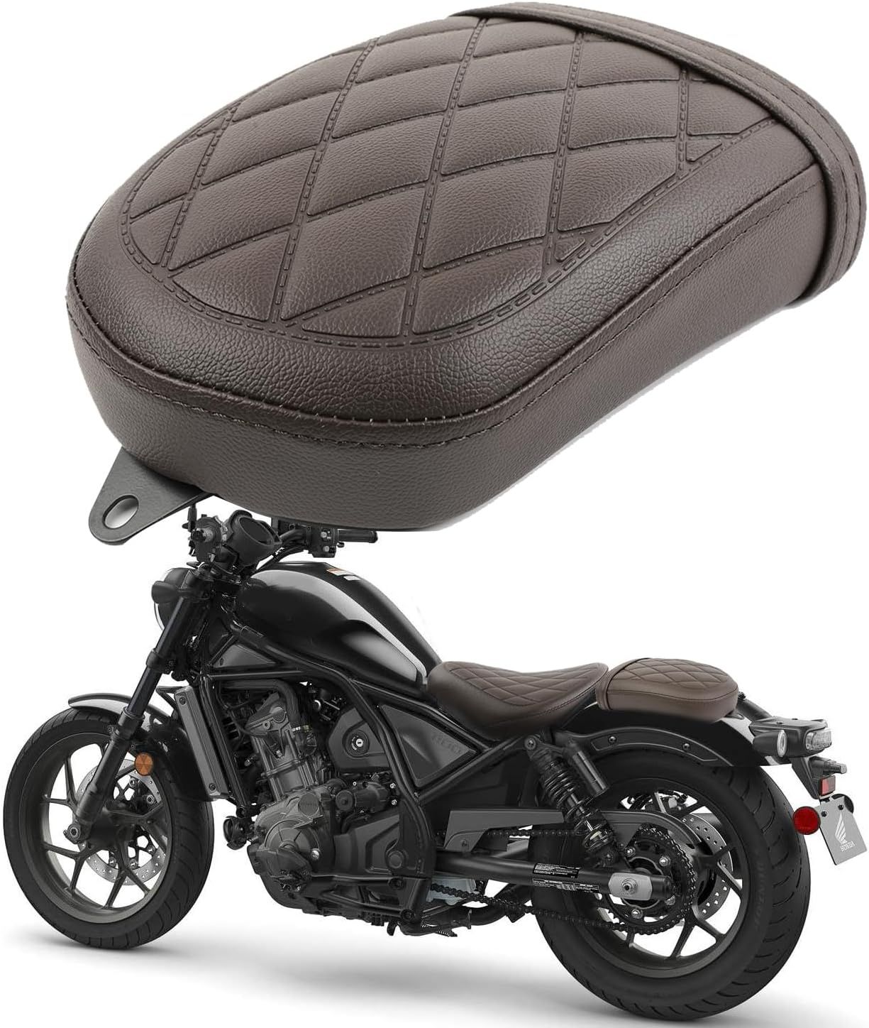 ホンダ REBEL CMX300/500 2017-2025 用 ブラウン助手席リアクッション