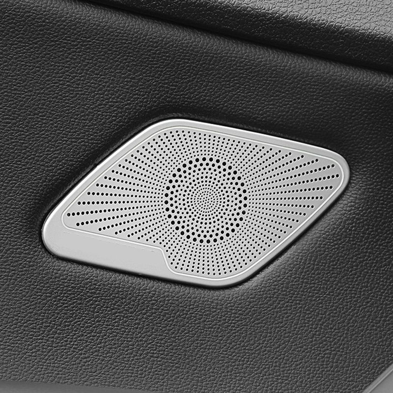 Volkswagen ゴルフ7 MK7 2013-2020 ステンレス鋼ドアオーディオスピーカーカバー
