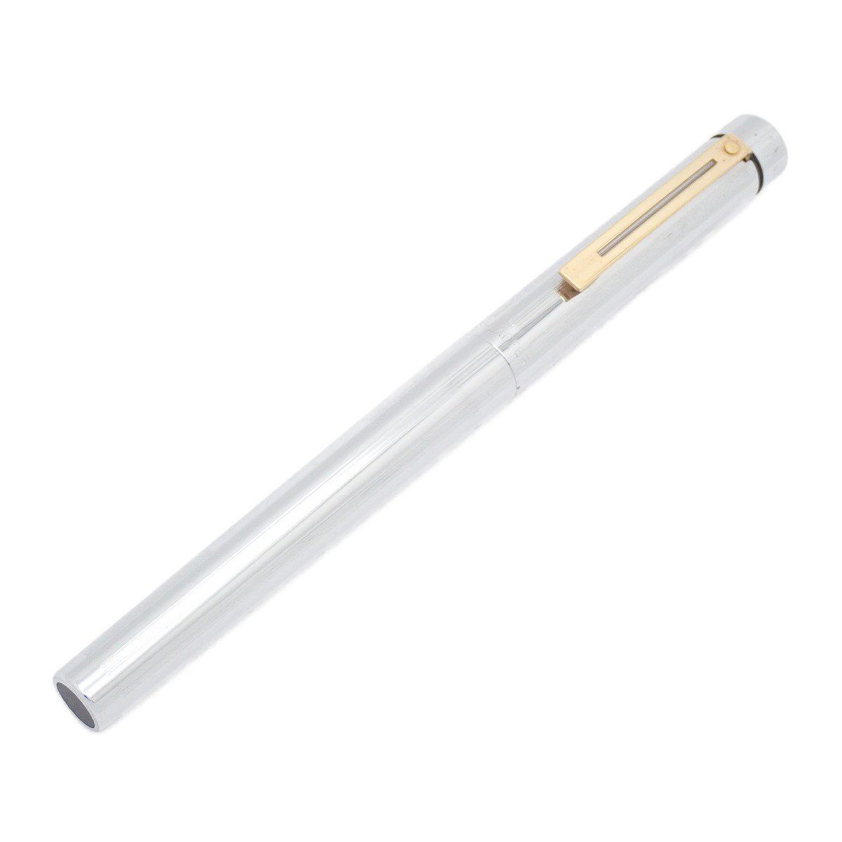 SHEAFFER シェーファー タルガ 万年筆 14Kペン先 シルバープレート コンビ色【いおき質店】