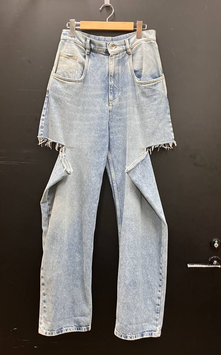 Maison Margiela マルジェラ スラッシュディテール デニムパンツ S51LA0051 S30513 4ステッチ 32,968円