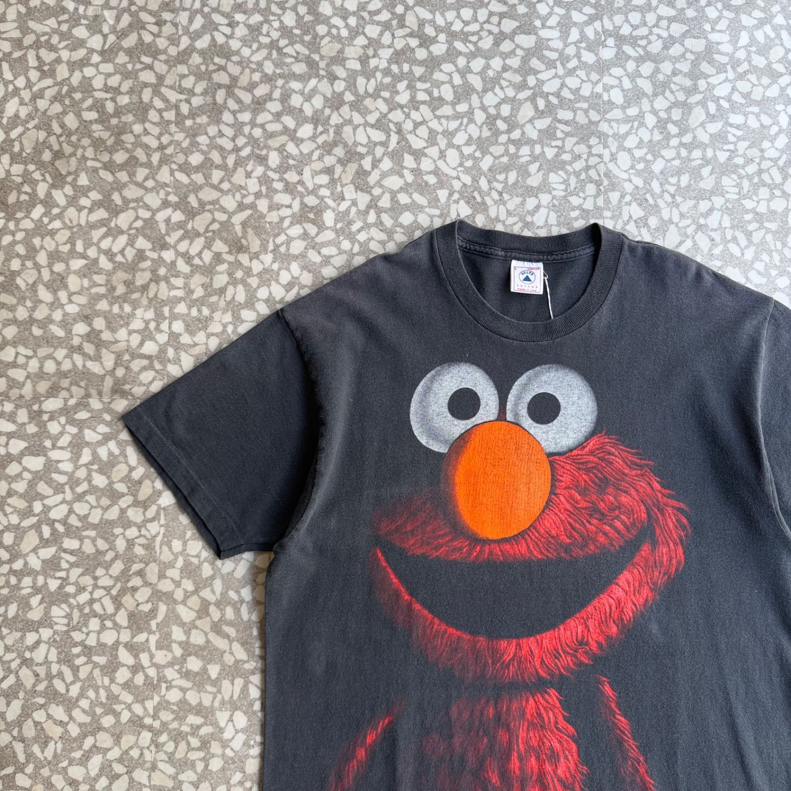[ Archive アーカイブ Y2K ]DELTA / 90’s horror ELMO Tee size L エルモ　セサミストリート　闇堕ち　ダーク　半袖Tシャツ　古着　 野村周平　あいみょん　小松菜奈