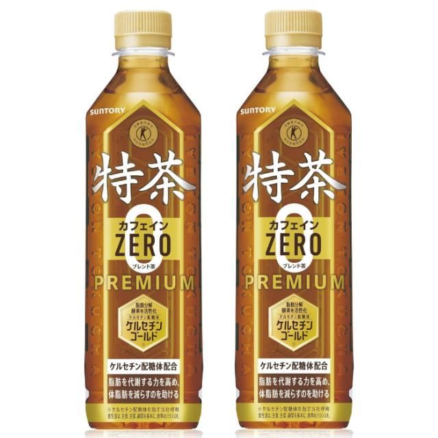 【佐乃屋】「48本」伊右衛門　特茶s　カフェイン ZERO　500ml　24本　2箱　サントリー　TOKUCHA　特定保健用食品
