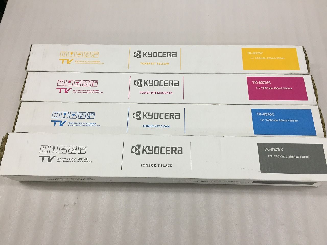 新品・未使用】京セラ TK-8376 4色セット 純正トナー - メルカリ