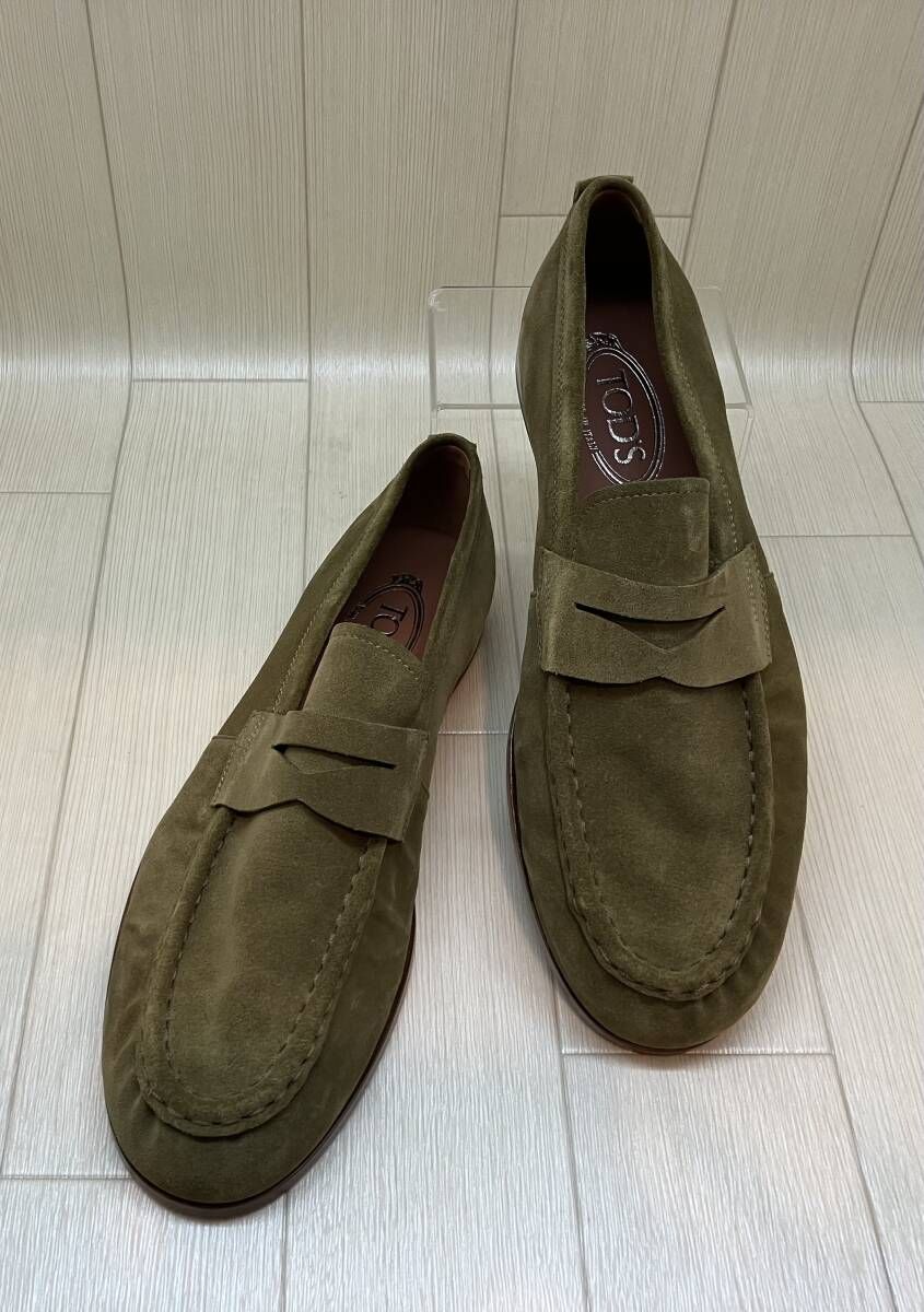 ★ TOD'S トッズ ローファー スエードペニーローファー サイズ8 ブラウン系 通年