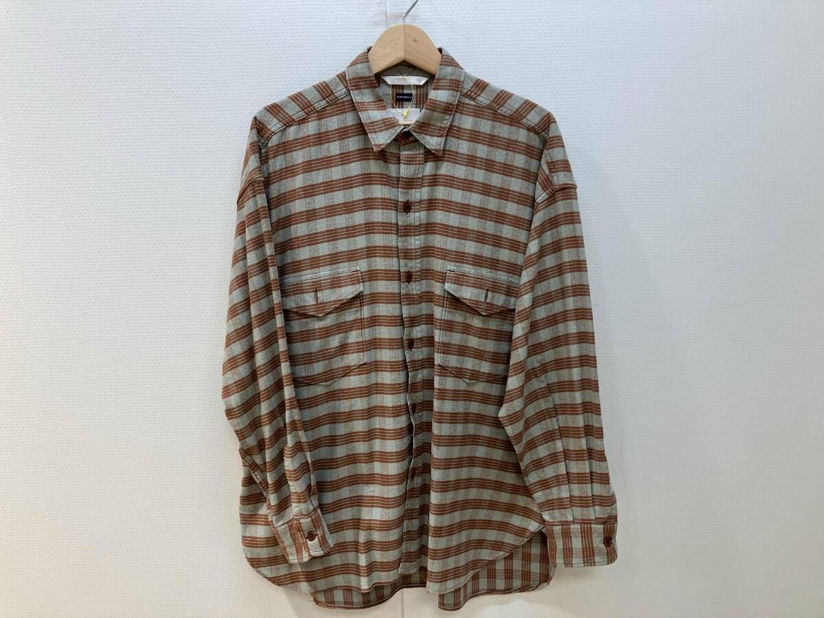 nanamica ナナミカ 長袖シャツ Cotton Silk Deck Shirt SUNSETサンセットカラー Sサイズ SUGF356 日本製