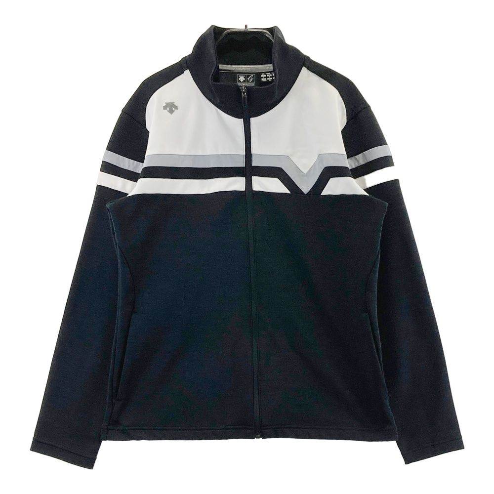 サイズ：L DESCENTE GOLF デサントゴルフ ジップジャケット ブラック系 [240101746589] ゴルフウェア メンズ ストスト