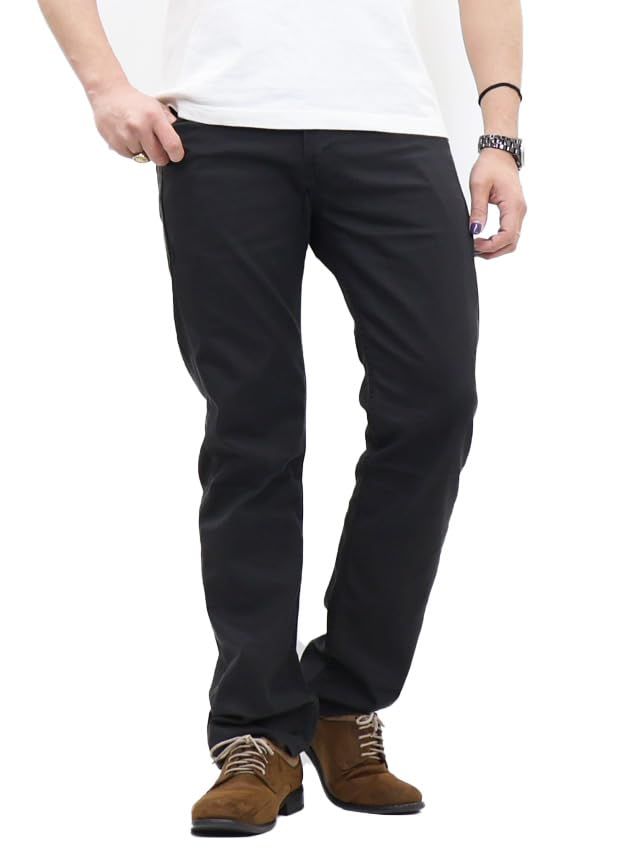 [リーバイス] COOL 505 レギュラーストレート クール素材 微弱ストレッチ カラーパンツ 涼しいパンツ 00505 (JP, ウエスト, 30, 3103：ブラック) [3103：ブラック] [W30]