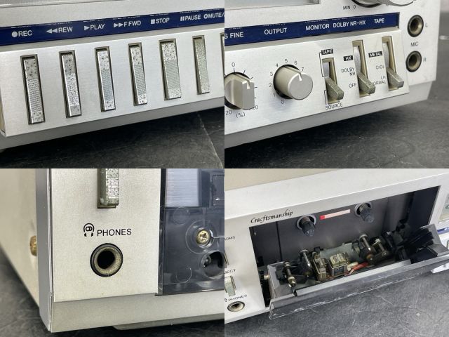 ステレオ カセットデッキ 【】ジャンク品 AIWA アイワ AD-F600